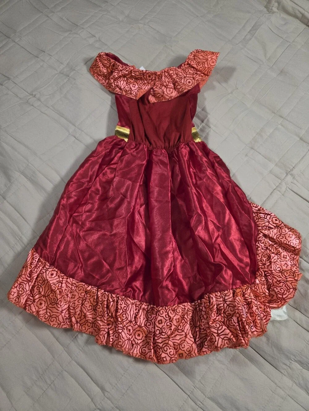 Jakks Pacific Disney Princess Elena Of Avalor Dress Costume Girls 4-6x Red